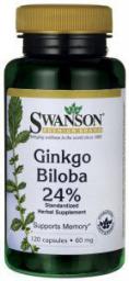 Swanson Ginko Biloba ekstrakt 60mg 120 kaps.