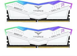 Pamięć TeamGroup DDR5 - 16GB - 6400 - CL - 32 RGB white, dual kit TEM, memory (white, FF4D532G6400HC32ADC01, Delta RGB, INTEL XMP)
