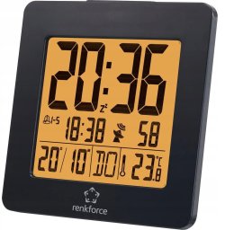 Renkforce renkforce Funk Wecker 4161c12 Schwarz Alarmzeiten 2 (1383425)