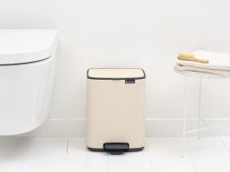 BRABANTIA atkritumu tvertne ar pedāli  7L  Soft Beige 237928 237928 (8710755237928)