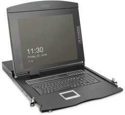 Digitus DIGITUS Modułowa konsola 19"HD LCD 16-port HDMI KVM Szwajcaria