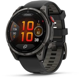 Zegarek sportowy Garmin Fenix 8 Pro AMOLED - 47 mm Czarny (010-03198-01)