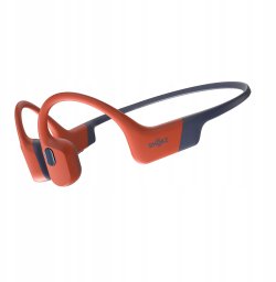 Słuchawki Shokz Słuchawki bezprzewodowe kostne OpenSwim Pro Red