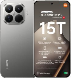 Smartfon Xiaomi 15T Pro 5G 12/512GB Szary  (68026)