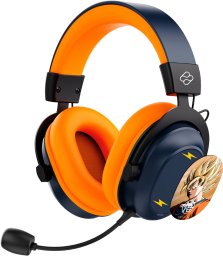 Słuchawki Blade DB2001 słuchawki/zestaw słuchawkowy Przewodowy i Bezprzewodowy Opaska na głowę Gaming USB Type-C Bluetooth Czarny, Szary, Pomarańczowy