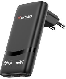 Ładowarka Verbatim Fold n Go 2x USB-C 3 A (32354)