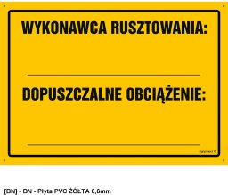 TD Systems OA129 - Wykonawca rusztowania: ... Dopuszczalne obciążenie: 350x250