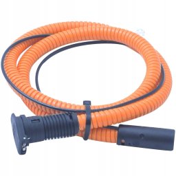 Kabel zasilający Defa Miniplug kabel zasilający 2m pomarańczowy