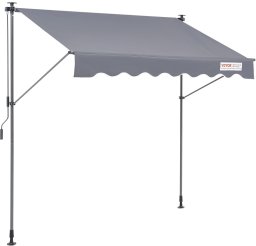Verk Markiza balkonowa rozporowa ogrodowa tarasowa patio 2 x 1,2 m