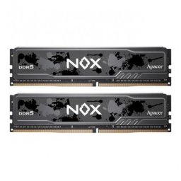 Pamięć Apacer Pamięć DDR5 NOX 32GB (2x16GB) 5200MHz CL40 1,25V Black
