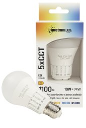 TB Energy LED GLS E-27 230V 10W 5CCT SPECTRUM