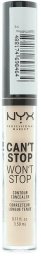 NYX Nyx, Can't Stop Won't Stop, Matte, Liquid Concealer, Light Ivory, 3.5 ml For Women