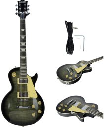 Golden Guitar Gitara elektryczna - GLP-9 Szaro-zielony one size