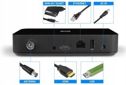 Odtwarzacz multimedialny Tele System Dekoder z Android TV UP1 T2 4K, TELE System