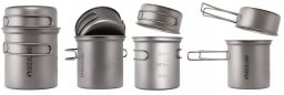 Zestaw naczyń TRAVEL PRO TITANIUM