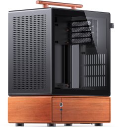 Jonsbo T7 PC-Gehäuse, Midi-Tower, mATX, Tempered Glass - schwarz