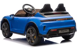 Porsche Licencjonowany Taycan Turbo S Blue 24V Jeździk na Akumulator 2x90W EDUKAMP