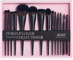 Jessup JESSUP Matte Black Versatile Brush Collection zestaw pędzli do makijażu 14szt. T336