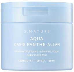 Pyunkang S.NATURE_Aqua Oasis Panthe-Allan Calming Pad łagodzące płatki do twarzy 60szt