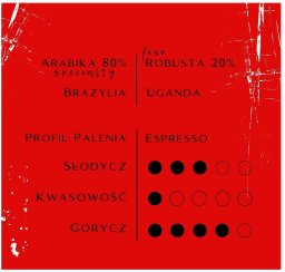 Kawa ziarnista Alce Nero Kawa ziarnista Coffee Heroes Klasyczne Włoskie Espresso 250g