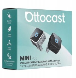 Transmiter FM Ottocast Bezprzewodowy Adapter samochodowy Mini Cube T3 srebrny