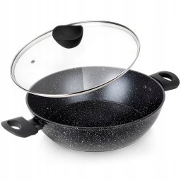 Patelnia NAVA Patelnia Granitowa Nieprzywierająca Głęboka Gaz Indukcja ORION 28 cm 3,5l
