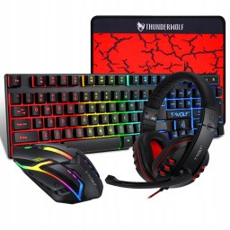 CMStorm Zestaw klawiatura i mysz T-WOLF czerwony