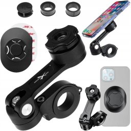 eXtremestyle Uchwyt Motocyklowy Antywibracyjny Na Telefon R20B Czarny