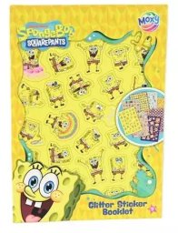 CCG naklejki brokat Spongebob A5 8ark.168301 71647