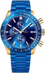 Zegarek Giewont Zegarek Męski Chronograph Sapphire Niebiesko Miedziany GW8720-B5