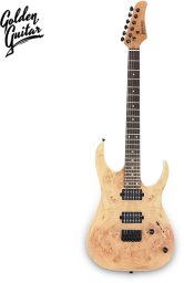 Golden Guitar Gitara elektryczna naturalna superstrat one size