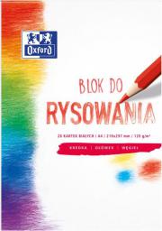 Oxford Blok rysunkowy A4 20k biały 