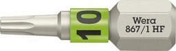 Wera Bit ciągliwo-twardy 1/4" DIN 3126 C6,3 T10x25mm z funkcją przytrzymywania W