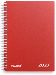 Mayland-Burde Timekalender czerwony PP-plast 2027
