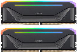 Pamięć Apacer Pamięć DDR5 Apacer NOX RGB 32GB (2x16GB) 6000MHz CL38 1,35V Black HS