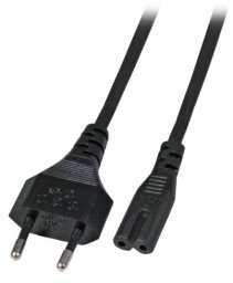 POWER CORD EU-C7 180 BLACK 3M