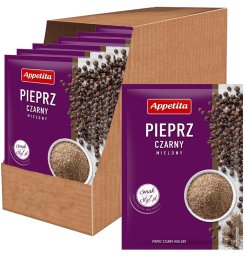 Appetita Appetita Pieprz czarny mielony 18 g x 25 sztuk