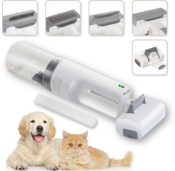 Odkurzacz bezprzewodowy do sierści zwierząt FurClean Pet CD10PRO | Odkurzacz do czesania i usuwania sierści psów i kotów | 5 funkcji