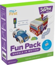 XMaster MyFirst 3dPen Make Filaments Fun Pack - zestaw kreatywny do długopisu 3dPen, zawiera 5 szablonów, 17 wkładów PCL (34 m), moduł a