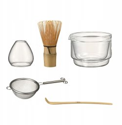 Hario Zestaw do matchy Hario Matcha Tea Gift Set - Przezroczysty