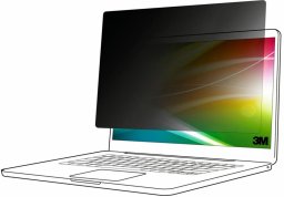 Filtr 3M Bright Screen Privacy Filter - filtr prywatności do notebooka - jaśniejszy ekran - 3:2 - klejący - 33.8 cm (13.3") - czarny - do notebooka HP EliteBook x360 1030 G2