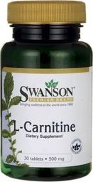 Swanson L-Karnityna 500mg 30 tabl. SWA/389