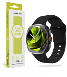 Mobile Origin Mobile Origin Easy Strap Silicone Galaxy Watch Ultra 47mm Black