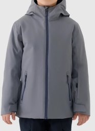 Kurtka narciarska dla chłopca 4F M0820 szara 4FJWAW25TTJAM0820 23S 158cm