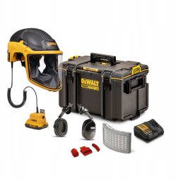Dewalt przyłbica/kask ochr. z nawiewem, filtr hepa DXPGH2SB21