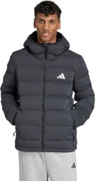 Kurtka męska Adidas Kurtka męska adidas Helionic Climawarm Stretch Hooded Down czarna JN2114 XL