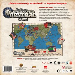 QUARTERMASTER GENERAL: WW2 podstawa (PL) - RED SQUARE