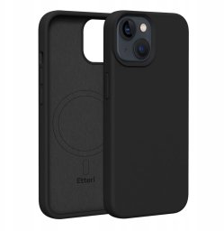 Nakładka Etteri Silicone Mag do iPhone 14 6,1" czarna