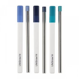 Life Straw Filtr do wody słomka LifeStraw Sip 3 pack - stormy, laguna, midnight blue