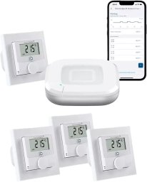 HomeMatic IP Homematic IP Zestaw do klimatyzacji pomieszczenia z AP 2 i 4 termostaty ścienne